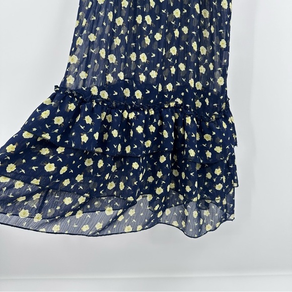 Zeta Moda Slip Dress Women Small Blue Sheer Whimsy Fairy Cottage Coquette Y2K 90 - Picture 3 of 9